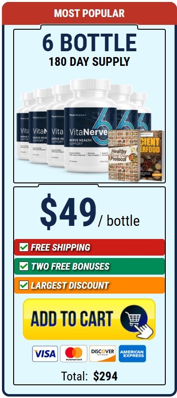 Buy 6 bottles of VitaNerve6 from official site